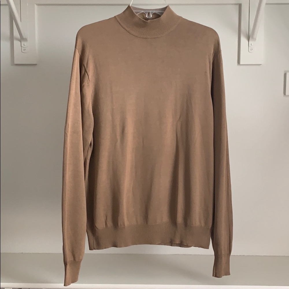 JOS. A. BANK Silk Mock Neck Sweater
